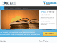 Tablet Screenshot of fortunegroup.com